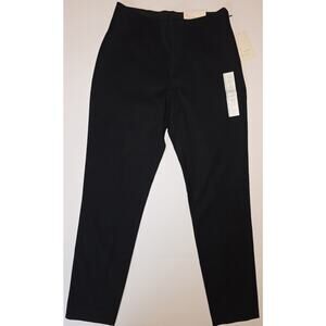 NWT 2R Women's Black Dress Pants w/Faux Back Pockets & Side Zip MSRP $29